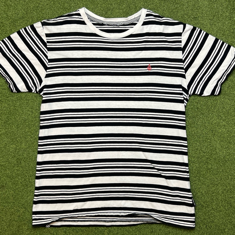 Volcom Striped Black and White T-Shirt